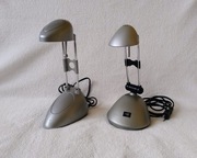 2x szara lampka biurkowa stołowa szkolna regulowana 27 - 50 cm lampa Sandra