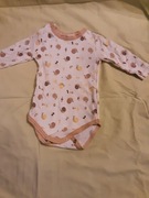 Body długi rękaw, 68, bawełna, ślimaki