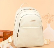 Nowy plecak damski. Przegródki. Kieszonki. Wyjątkowy. Kolor KREMOWY 