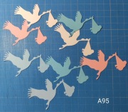 SCRAPKI KRAKÓW Chrzest Urodziny Narodziny Bociany (A95)