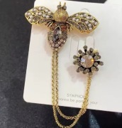 Elegancka broszka 2 w 1 Vintage Nowa