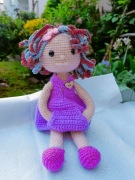 Pluszak maskotka Meduza Gorgonka na szydełku 