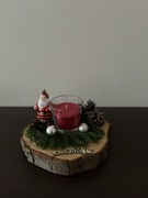 Stroik okrągły świąteczny bożonarodzeniowy 