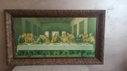 Obraz Ostatnia Wieczerza Rzeźbiona Drewniana Rama