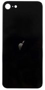 Szkło tylne iPhone SE2020 - czarne, klapka tylna, plecki, tył BIG HOLE
