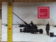 Fotografia PRL pieczątka armata przeciwlotnicza żołnierze LWP zdjecie