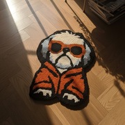 Dywan Tufting Shih Tzu w Okularach