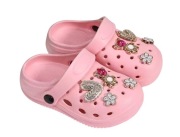 Nowe letnie piankowe dziecięce chodaki klapki typu crocs basen kapcie 16 cm