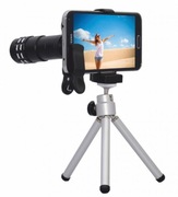 Obiektyw do smartfona 9x zoom ze statywem 