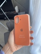 Case iPhone 17 etui silikonowe nowe orange pomarańczowe plecki logo