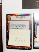 SW Unlimited -HEROIC SACRIFICE HYPERSPACE RARE! TANIO !!!