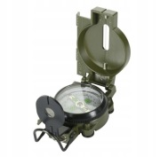 Busola Kompas Harcerski Wojskowy Aluminiowy Survivalowy Azymut Olive
