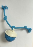 Samokręcąca się kulka dla psa ze sznurkiem – interaktywna zabawka 3w1