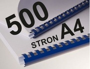 Podręcznik druk A4 mono do 500 stron + bindowanie