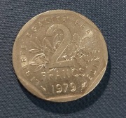 Moneta Francja 2 franki 1979