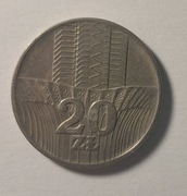 20 Złotych 1976 PRL Wieżowiec i Kłosy licytacja 1 zł