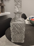 Karafka kryształowa PRL Vintage 