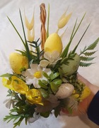 Maleńki koszyk, koszyczek wielkanocny z przybraniem