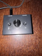 przełącznik audio stereo 3,5 mm (audio switcher/selector), który umożliwia