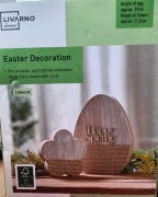 Dekoracje wielkanocne, Livarno Home jajko, kwiat
