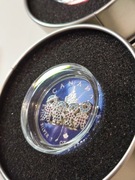 1 Oz 2021 $5 Canada Maple Leaf Big Family  blue 