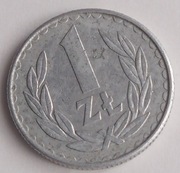 1 ZŁOTY 1986 - MAŁA SKRĘTKA