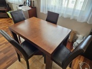 Komplet mebli dębowych, lite drewno, stan bardzo dobry