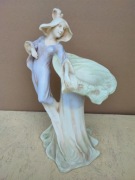 Wazon z figurą nimfy, secesja, ok. 1900