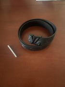 Pasek Louis Vuitton Czarny z Klamrą LV