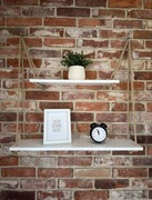 Wiszące półki boho