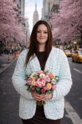 kardigan nowy swetr oversize   – handmade