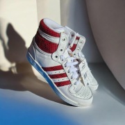 NOWE Buty adidas Top Ten RB W | Skórzane | Biało-Czerwone | Rozmiar 38 2/3