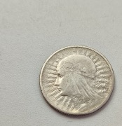2 złote 1933  Głowa Kobiety srebro oryginał 