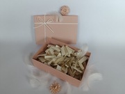 Złote myśli w łososiowym pudełku - zestaw prezentowy