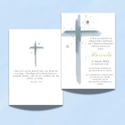 Zaproszenia komunijne Krzyż