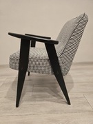 Fotel Chierowski 366 PRL pepitka dostępny od ręki