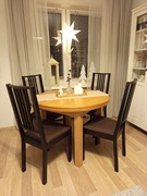 Krzesła drewniane Börje IKEA 