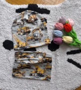 Nowy komplet wiosenny kopary dla chłopca 46-52 cm 