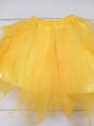 Spódnica tiulowa M żółta tutu rozkloszowana tiul