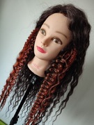 Dredy i warkocze na klipsach, akcesoria do włosów festywalowe 