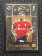 Match Attax EXTRA 2026 RYAN GRAVENBERCH nr.226 ( Liverpool )KINGS OF EUROPE