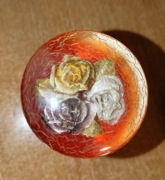 Gałka zmiany biegów retro PRL kwiatek 