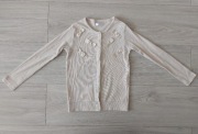 Sweter zapinany z kokardkami 116