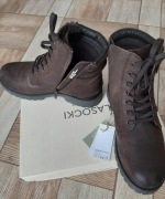 Trzewiki skórzane zimowe "Lasocki young"