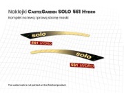 Naklejki kosiarki Castel Garden SOLO 561 Hydro