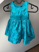 świąteczna sukienka z cekinami 80–86 cm urodziny, sesje zdjęciowe