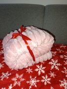 Duży różowy koc 200x230cm 