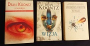 DEAN KOONTZ, FREDERICK FORSYTH, 3 KSIĄŻKI, INWAZJA, WIZJA, WETERAN.