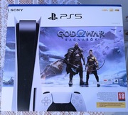 PS5 + GOD OF WAR + 5 GIER + PODSTAWKA CHŁODZĄCA ŁADUJĄCA+ WIRELESS HEADSET 
