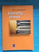 Elementy prawa Jerzy Lewandowski 1994r.